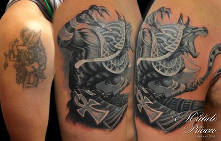 Tattoos - cover up Anubi - 111428